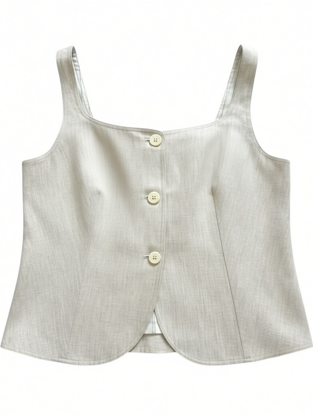 Alex Mill Linen Luna Vest in Flax NWT Size Medium
